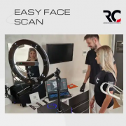 uno scanner easy face scan all'interno di uno studio odontoiatrico